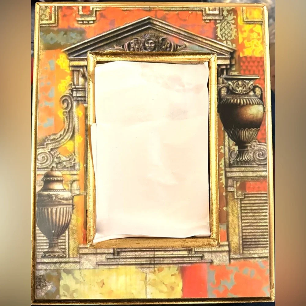 Stunning Architectural Classical Georgian Gilded Wood Picture Photo Frame RARE - Picture 5 of 8